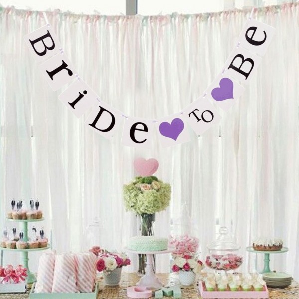 wedding bunting garland Bachelorette Decoration