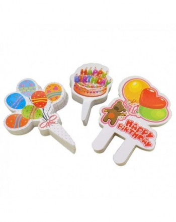 Birthday Cupcake Toppers Decorations Different