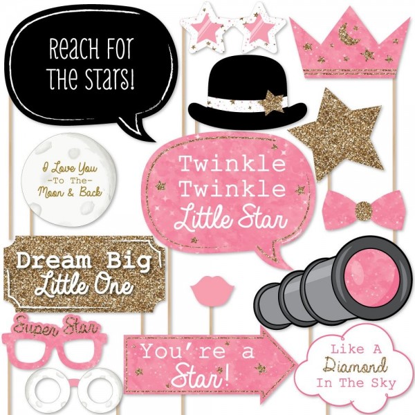 Pink Twinkle Little Star Birthday