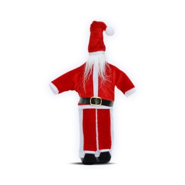 Wine Bottle Cover Wear Santa