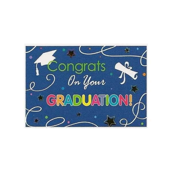 Congrats Graduation Edible Cupcake Topper