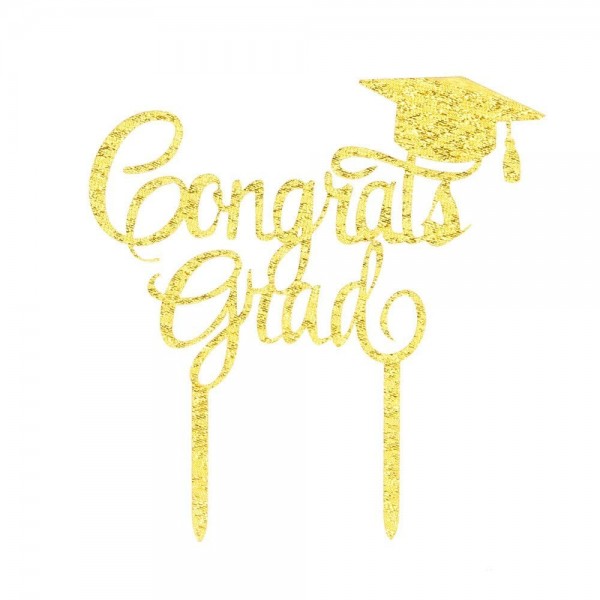 Congrats Topper Acrylic Graduation 2018 Graduation Decorations High