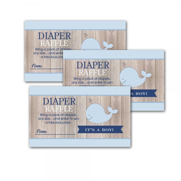 Rustic Nautical Shower Tickets 20 pack