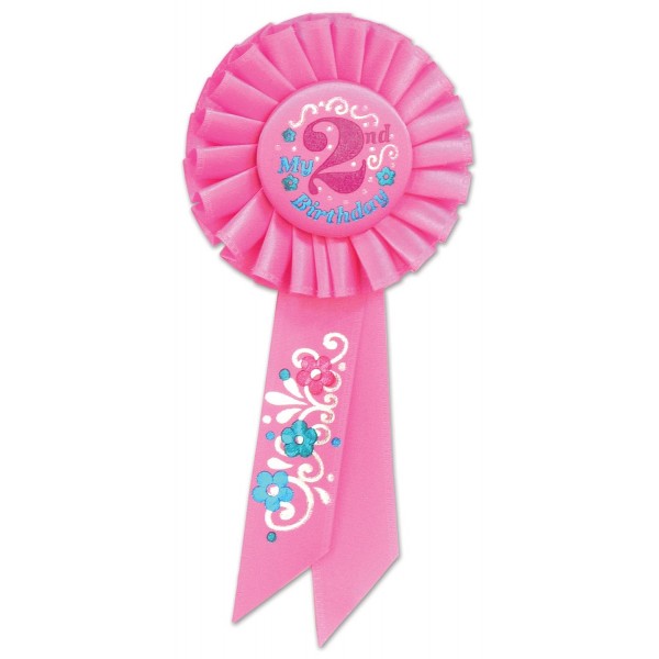 Beistle RS052P Birthday Rosette 4 Inch