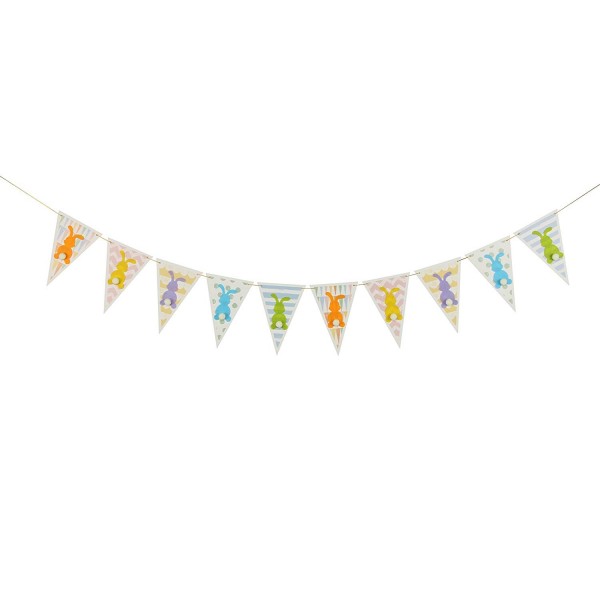 RABBIT Bunting Banner Easter Shower