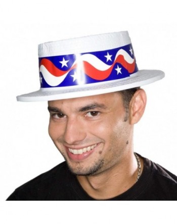 Deluxe Patriotic Skimmer Hat
