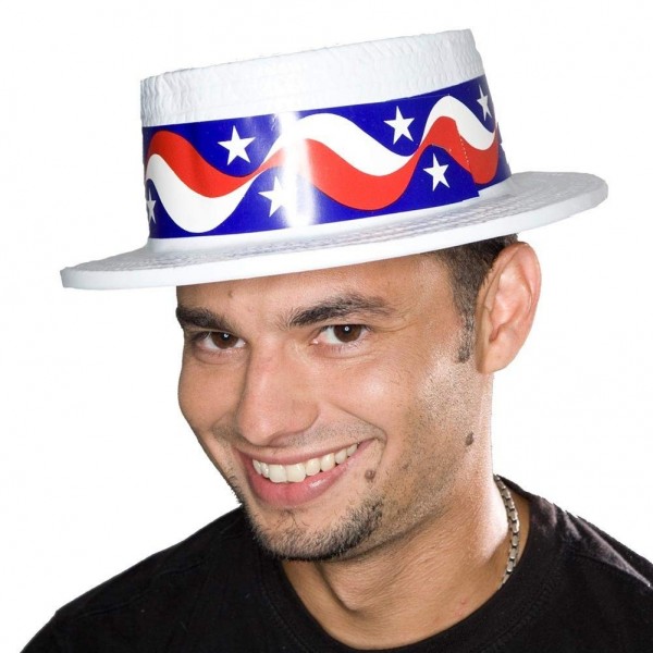 Deluxe Patriotic Skimmer Hat
