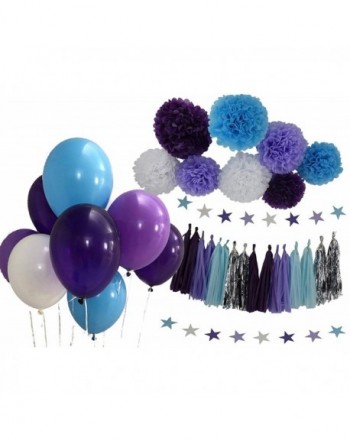 Supplies Decorations Lavender Garlands Balloons