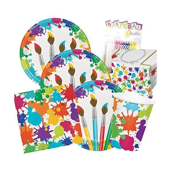 Supplies Pack Serves 16 Tablecloth Tableware