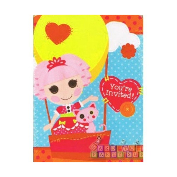 Lalaloopsy Invitations Thank Notes Envelopes