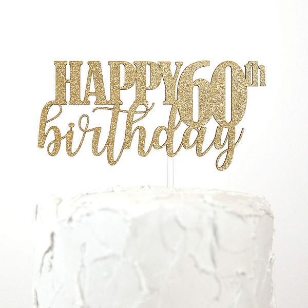 NANASUKO 60th Birthday Cake Topper
