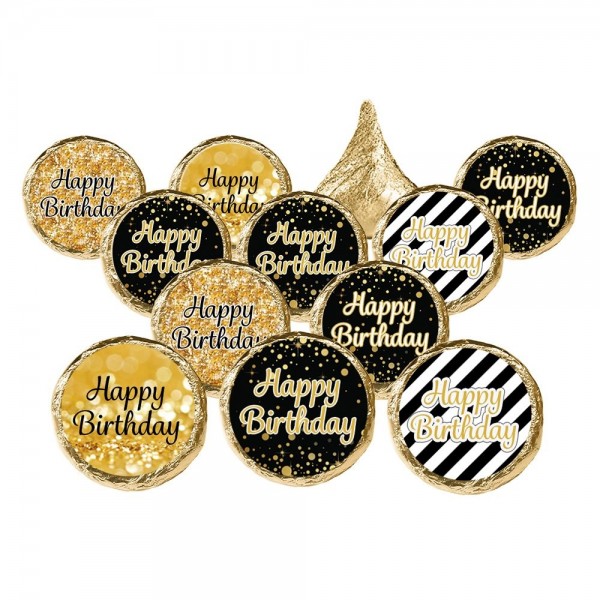 Happy Birthday Party Favor Stickers