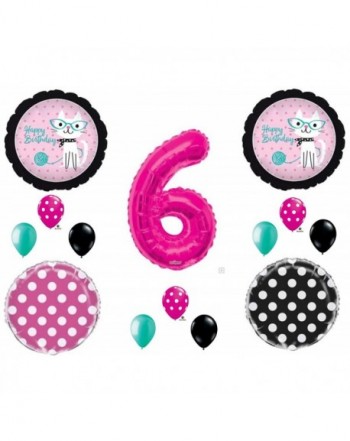 Purrfect Birthday Party Balloons Decoration