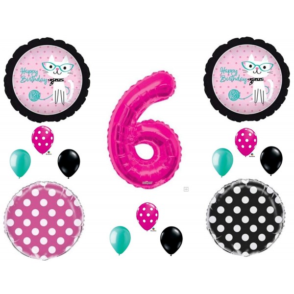 Purrfect Birthday Party Balloons Decoration