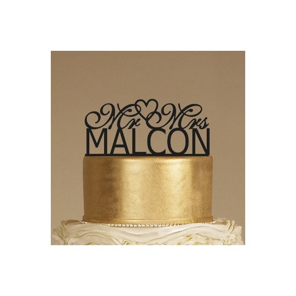 Custom Wedding Cake Topper Personalized