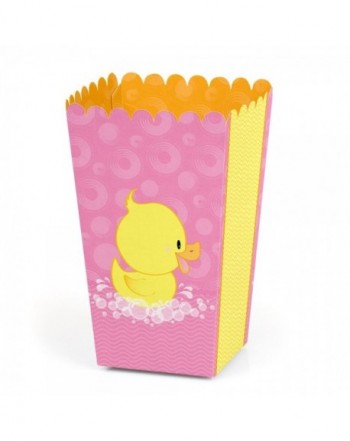 Pink Ducky Duck Birthday Popcorn