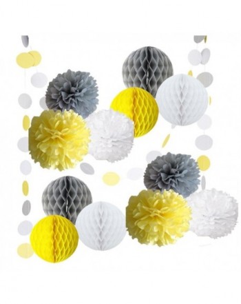 Decorative Pompoms Honeycomb Birthday Decoratio