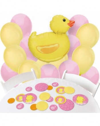 Pink Ducky Duck Confetti Decorations
