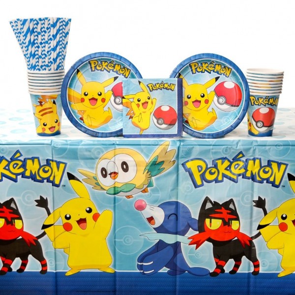 Pokemon Core Birthday Supplies Guests