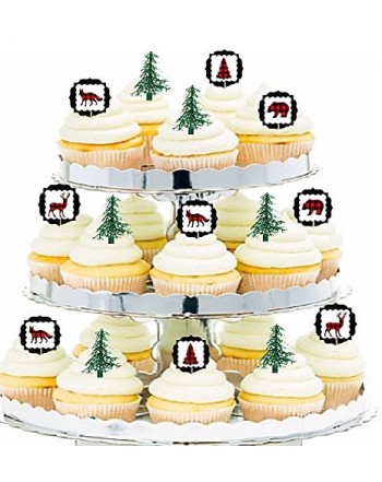 CakeSupplyShop Lumberjack Buffallo Collection Evergreens
