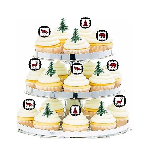 CakeSupplyShop Lumberjack Buffallo Collection Evergreens CakeSupplyShop Lumberjack Buffallo Collection Evergreens