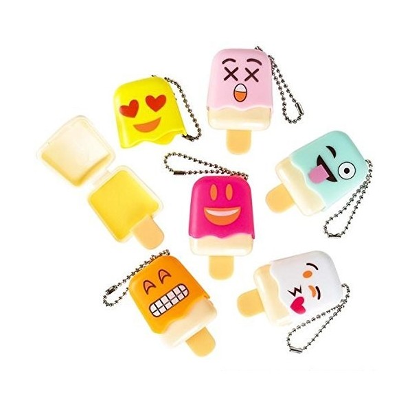 Emoticon Keychain Blue Green Novelty Emoticon Keychain Blue Green Novelty