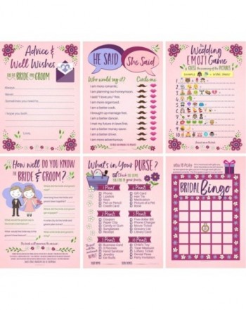 6 Bridal Shower Games Bridal Advice Wishes Bridal Bingo