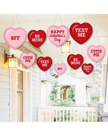 Hanging Conversation Hearts Valentines Decorations