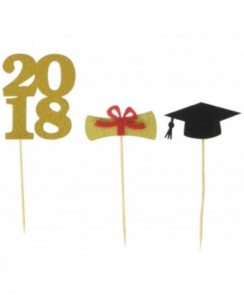 Graduation Theme Party Cupcake Topper