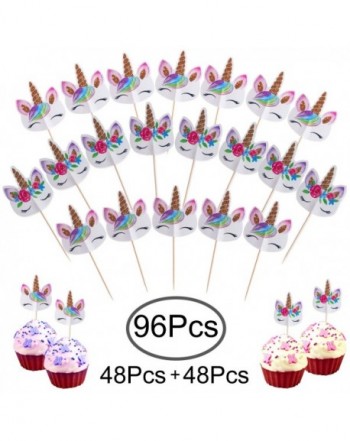 Cupcake Topper Unicorn Supplies Standie