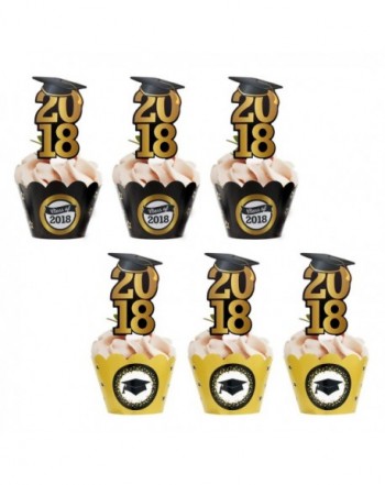 Graduation Cupcake Wrappers Decoration Supplies
