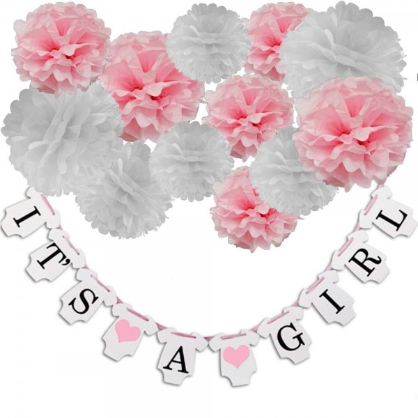 Pink Baby Shower Decorations Girl Pink Baby Shower Decorations Girl