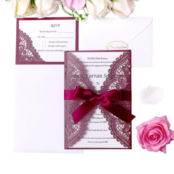 PONATIA Invitation Engagement Graduation Cardstock