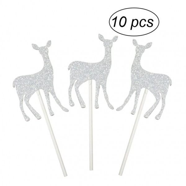 Christmas Cupcake Toppers Birthday Decorations Christmas Cupcake Toppers Birthday Decorations