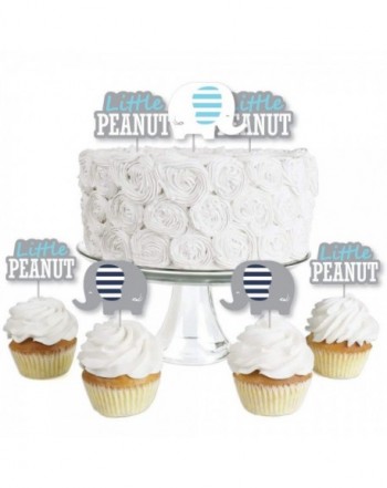 Blue Elephant Dessert Cupcake Birthday