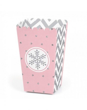 Pink Winter Wonderland Snowflake Birthday