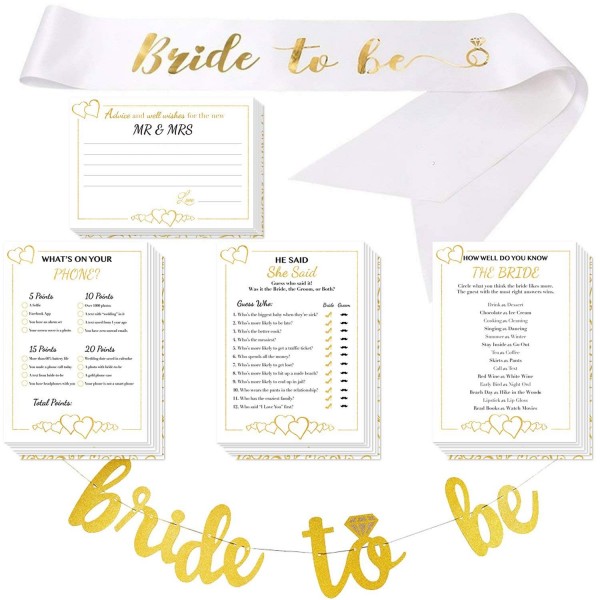 Bridal Shower Games Bride Banner Bridal Shower Games Bride Banner