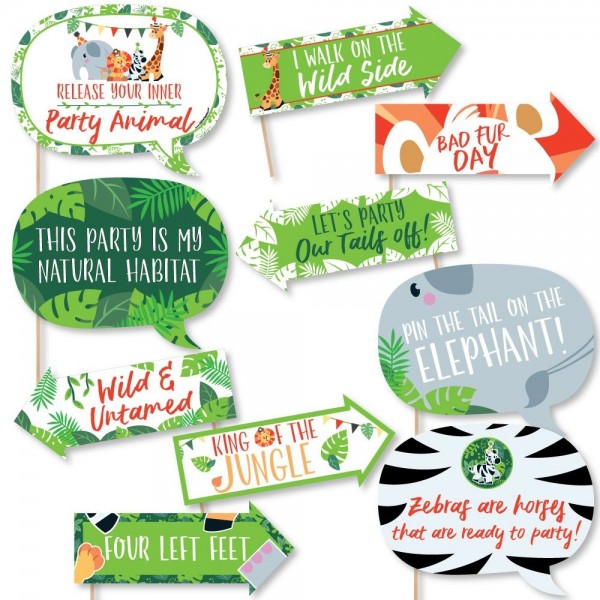 Funny Jungle Party Animals Birthday Funny Jungle Party Animals Birthday