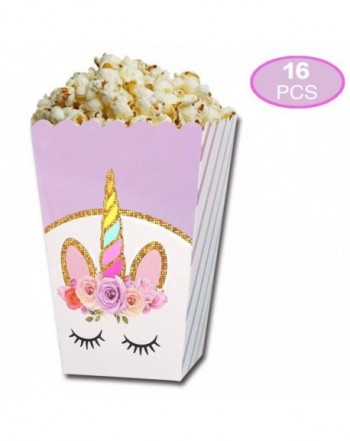 Rainbow Unicorn Popcorn Birthday Supplies