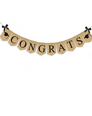 EBTOYS Congrats Graduation Bunting Supplies