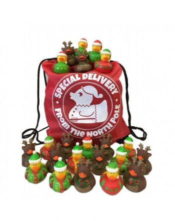 Christmas Rubber Ducks Variety Drawstring