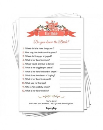 Papery Pop Well Bride Sheets