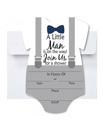 Little Invites Invitations Envelopes Suspenders