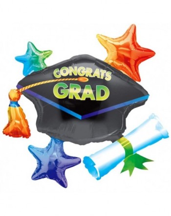 Congrats Grad Star Cluster Balloon