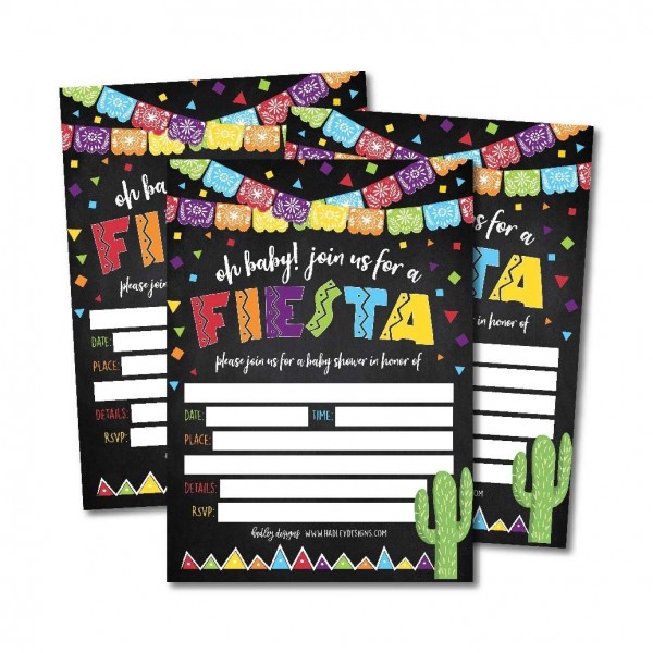 Invitations Sprinkle Spanish Printable Supplies