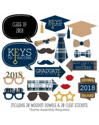 Fashion Graduation Party Photobooth Props Clearance Sale
