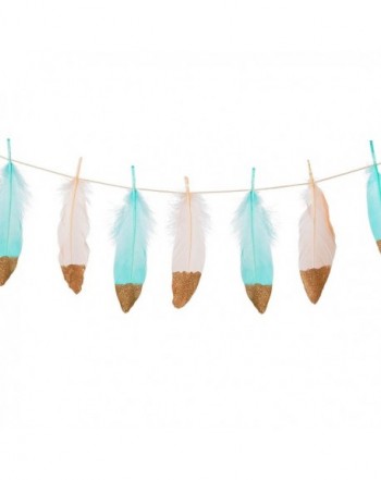 Lings Feather Garland Glitter Decorations