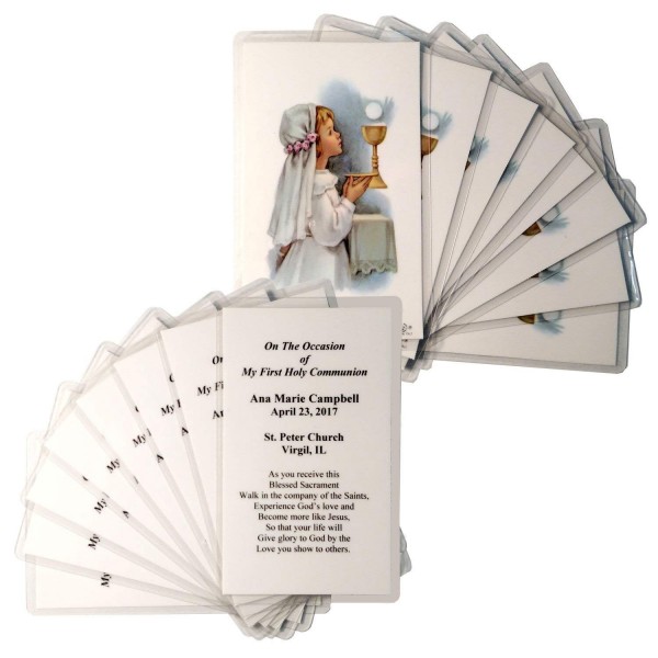 Personalized Girls First Communion Holy