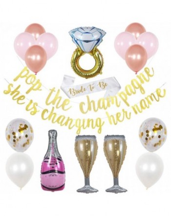 Bachelorette Party Decorations Engagement Champagne