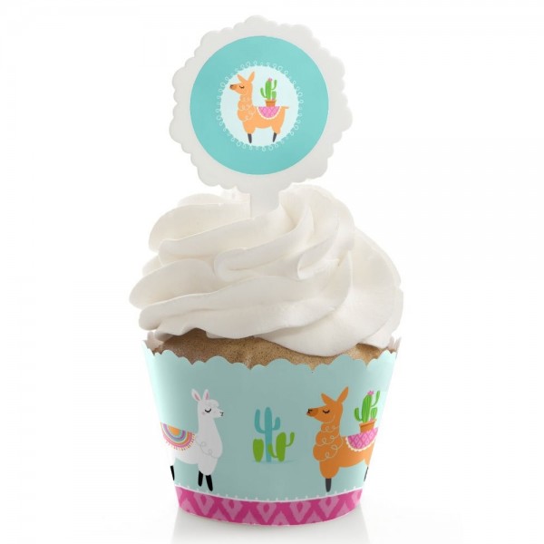 Whole Llama Fun Cupcake Birthday